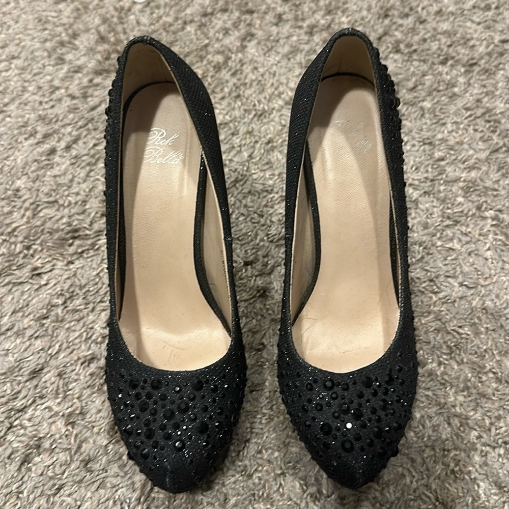Black Rick Bella Size 7 heels